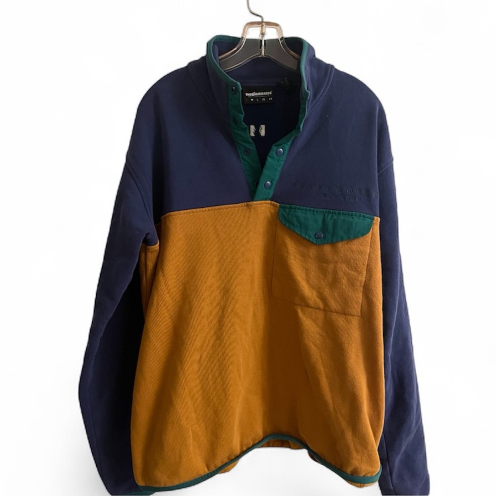 The Hundreds Aventura Color Block Pullover Sweatshirt Mens Small